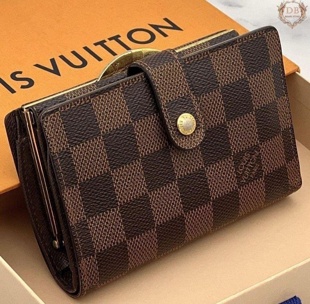 セ*ナ様 ☆極美品大人気本物鑑定済ルイヴィトンダミエがま口折財布