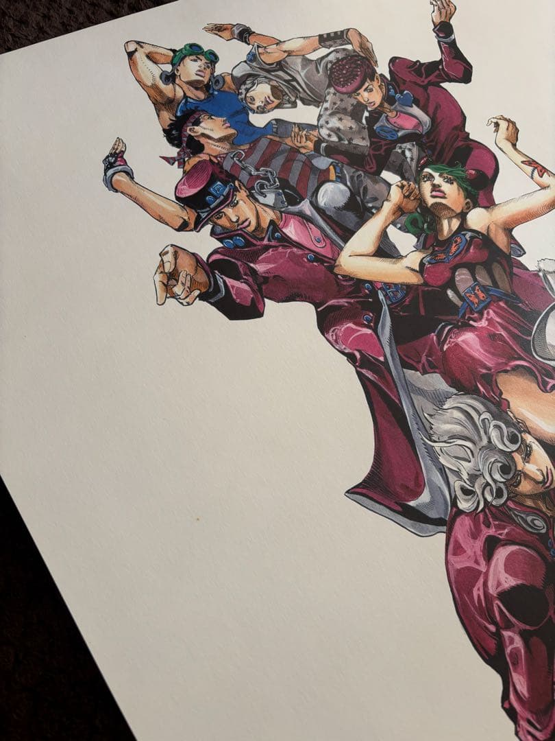 【希少】ジョジョ展 2012 B2ポスター オールスターA 開封済み 元箱あり