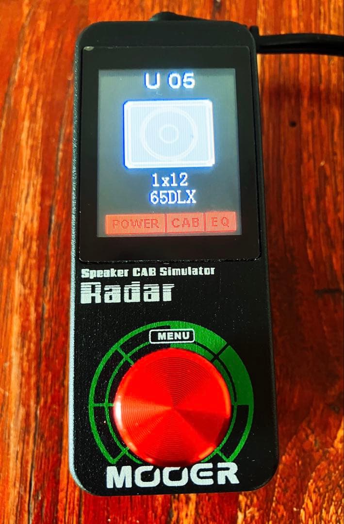 MOOER Radar スピーカーキャビネットシミュレーター