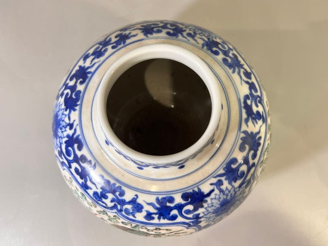 DT643 仿 中国 龍紋 瓶 在銘 美品