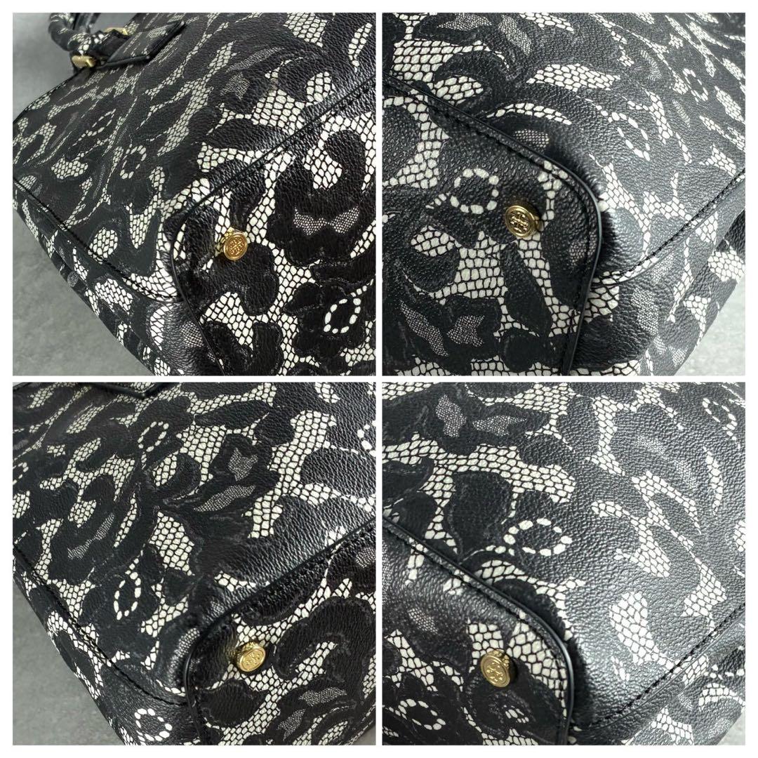 ✨稀少✨極美品✨トリーバーチ　ハンドバッグ　2way レースプリント　ロビンソン