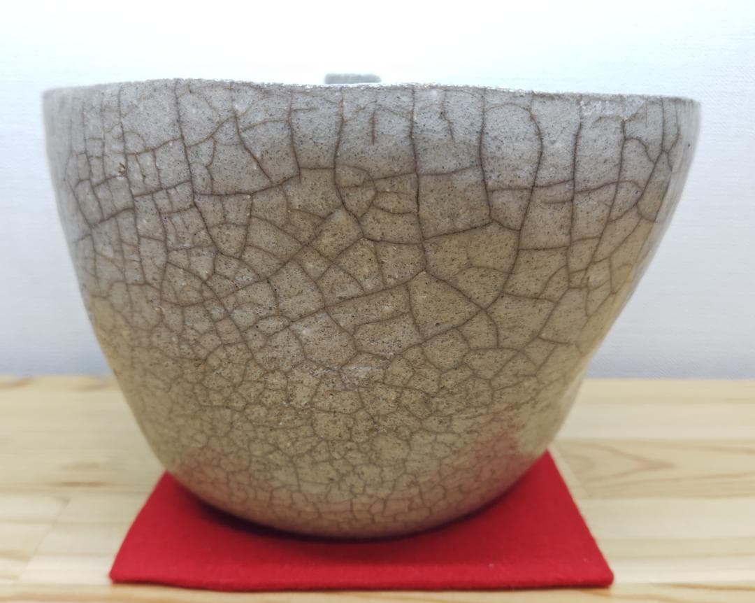 送料込【逢絢亭】茶道具 水指 大樋焼 白釉 裏千家書付 大樋年雄 共箱入り