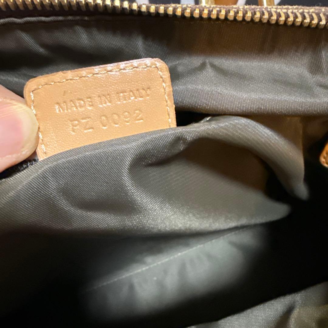 Dior ブラウンキャンバスハンドバッグ 中型