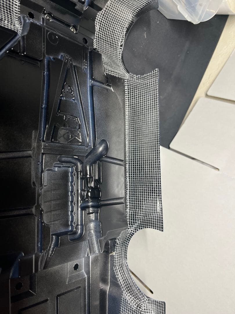 TAMIYA TEAM HAHN RACING MAN TGS ボディ　完成品