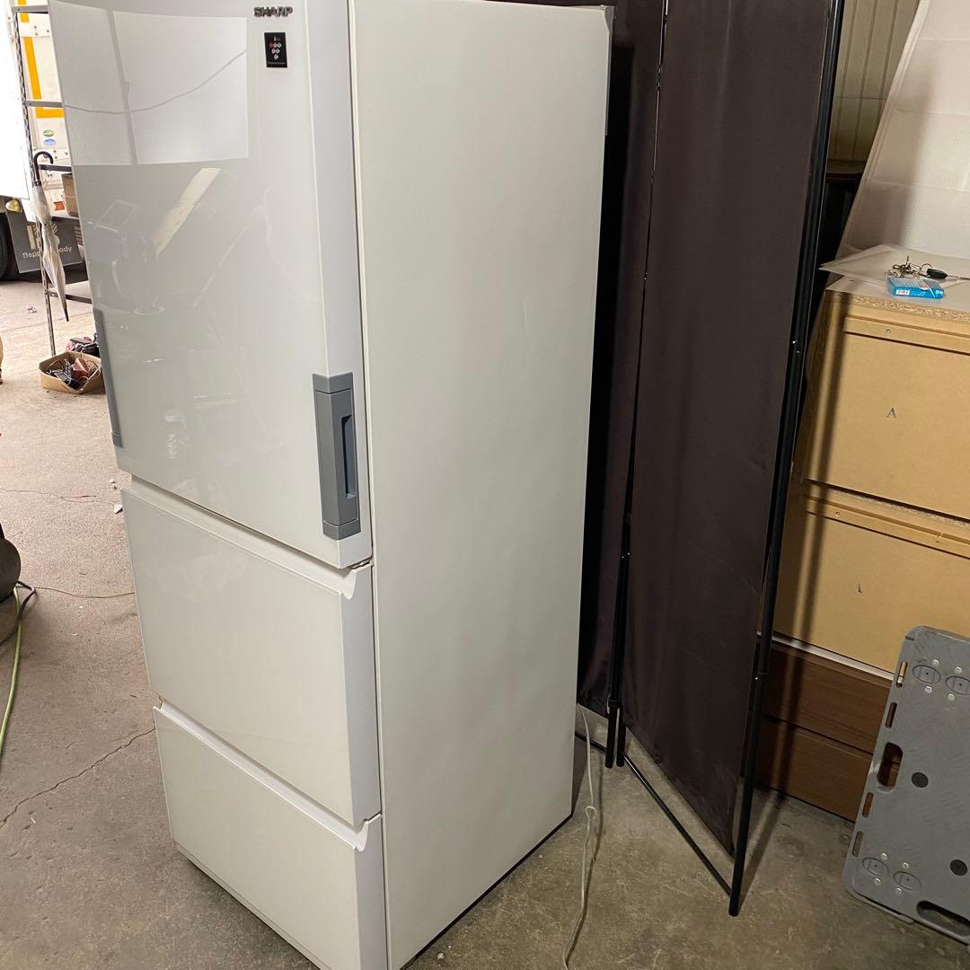 ごるごるふ様【美品】SHARP ノンフロン冷凍冷蔵庫 SJ-GW35F-W