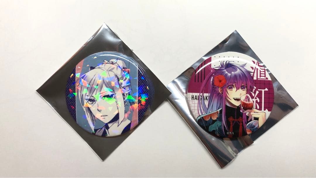 高山しのぶ展　ハイガクラ　缶バッジ　丙閑