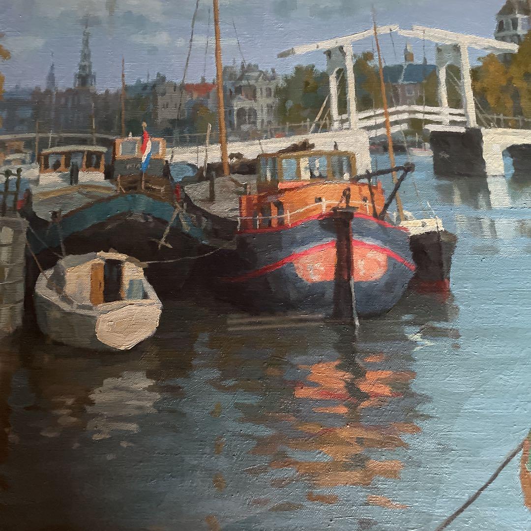 三浦貞雄作　【アムステルダム】