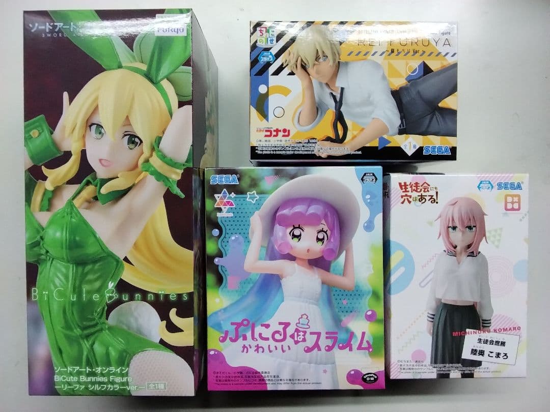 名探偵コナンちょこのせプレミアムフィギュア　降谷零　寝そべりVer.他フィギュア