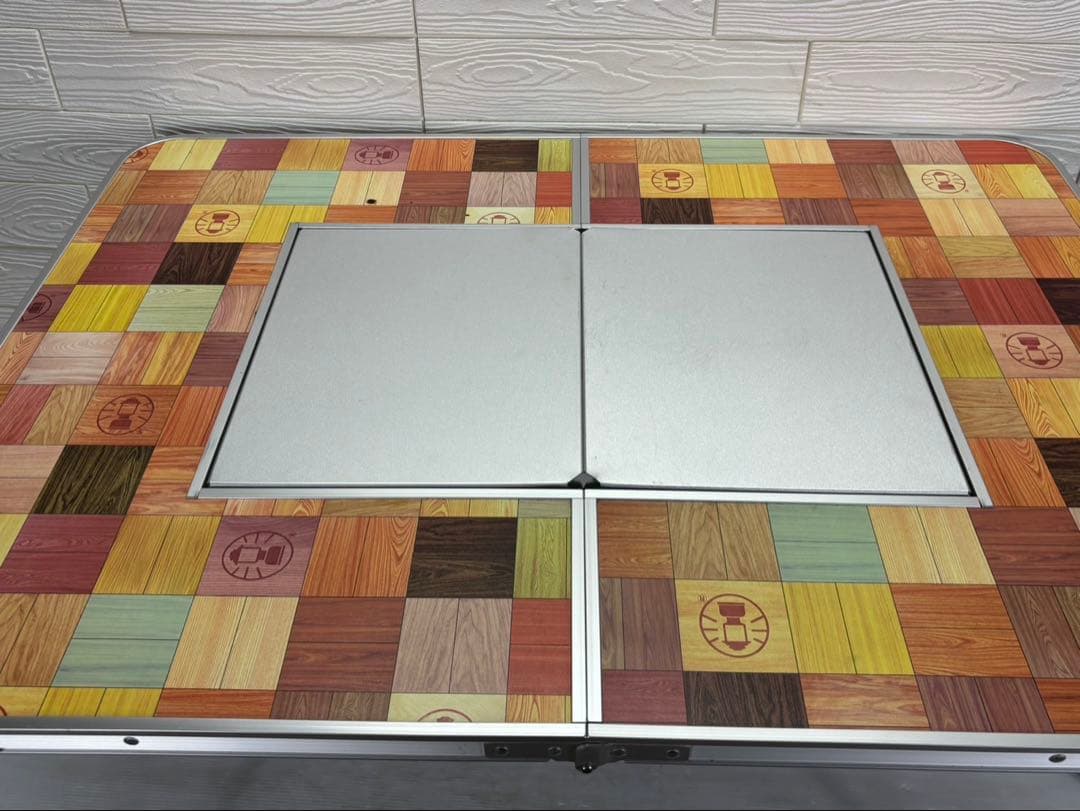 ★Coleman ナチュラルモザイク BBQテーブル 110プラス