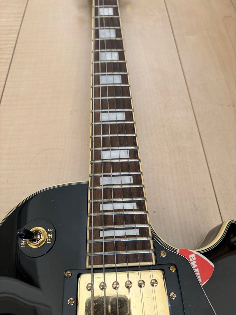 BUSKER'S バスターズ　ブラック エレキギター ゴールドパーツ