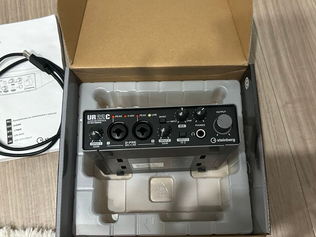 steinbeag UR22C オーディオインターフェース IF 歌ってみた