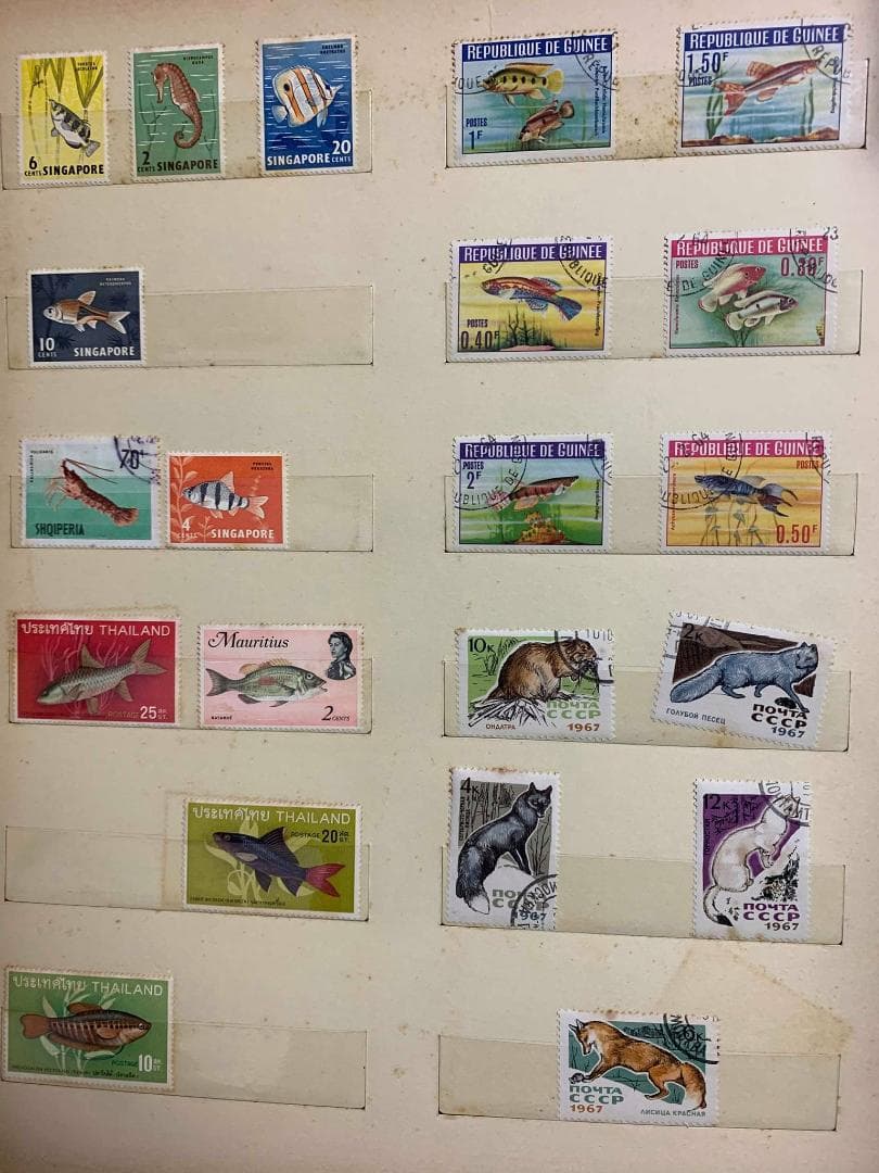 コレクション ANTIQUE STAMPS/POSTCARDS