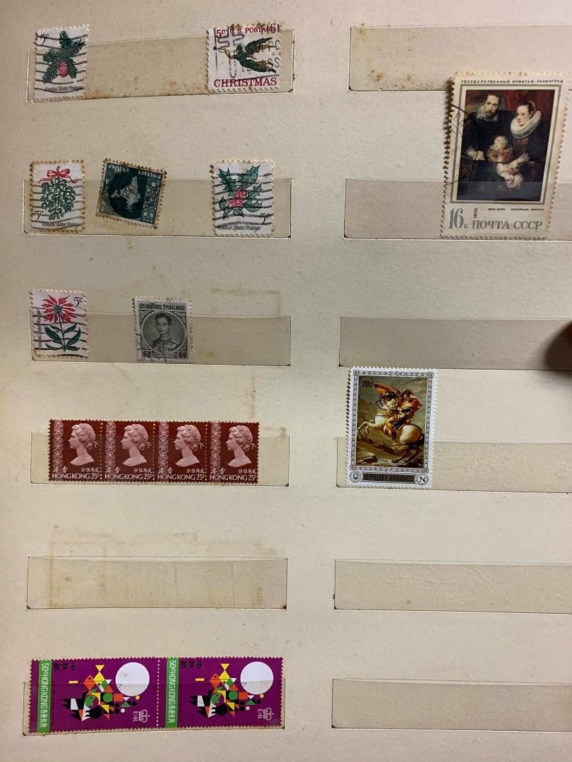 コレクション ANTIQUE STAMPS/POSTCARDS