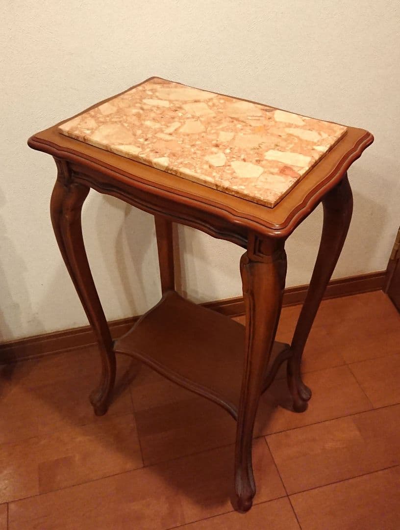 【超メルカリ市限定価格】イタリア 大理石 猫脚コンソールテーブル アンティーク