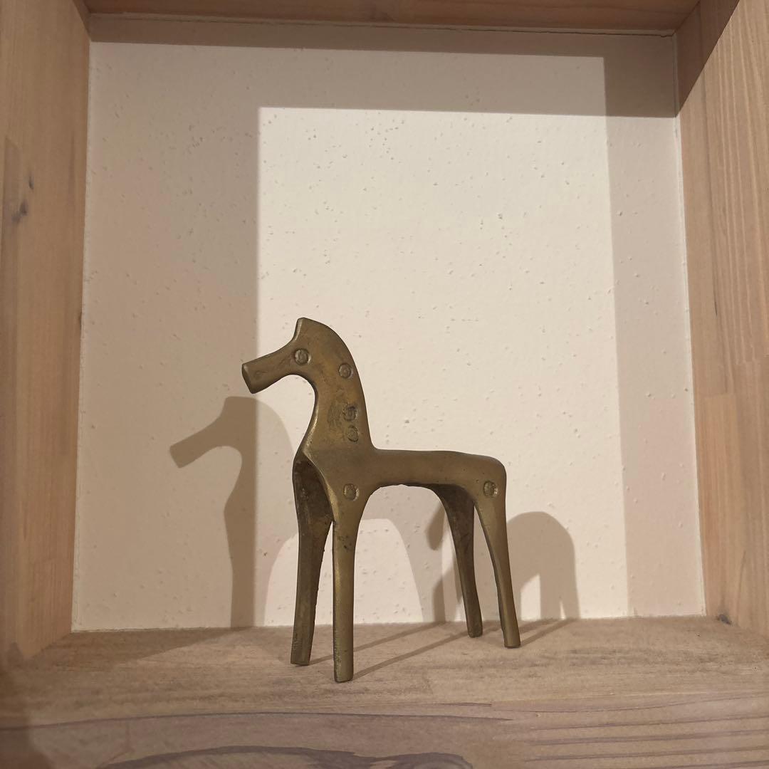 重厚感◎ ギリシャ神話モチーフ アンティーク調 馬のブロンズ像