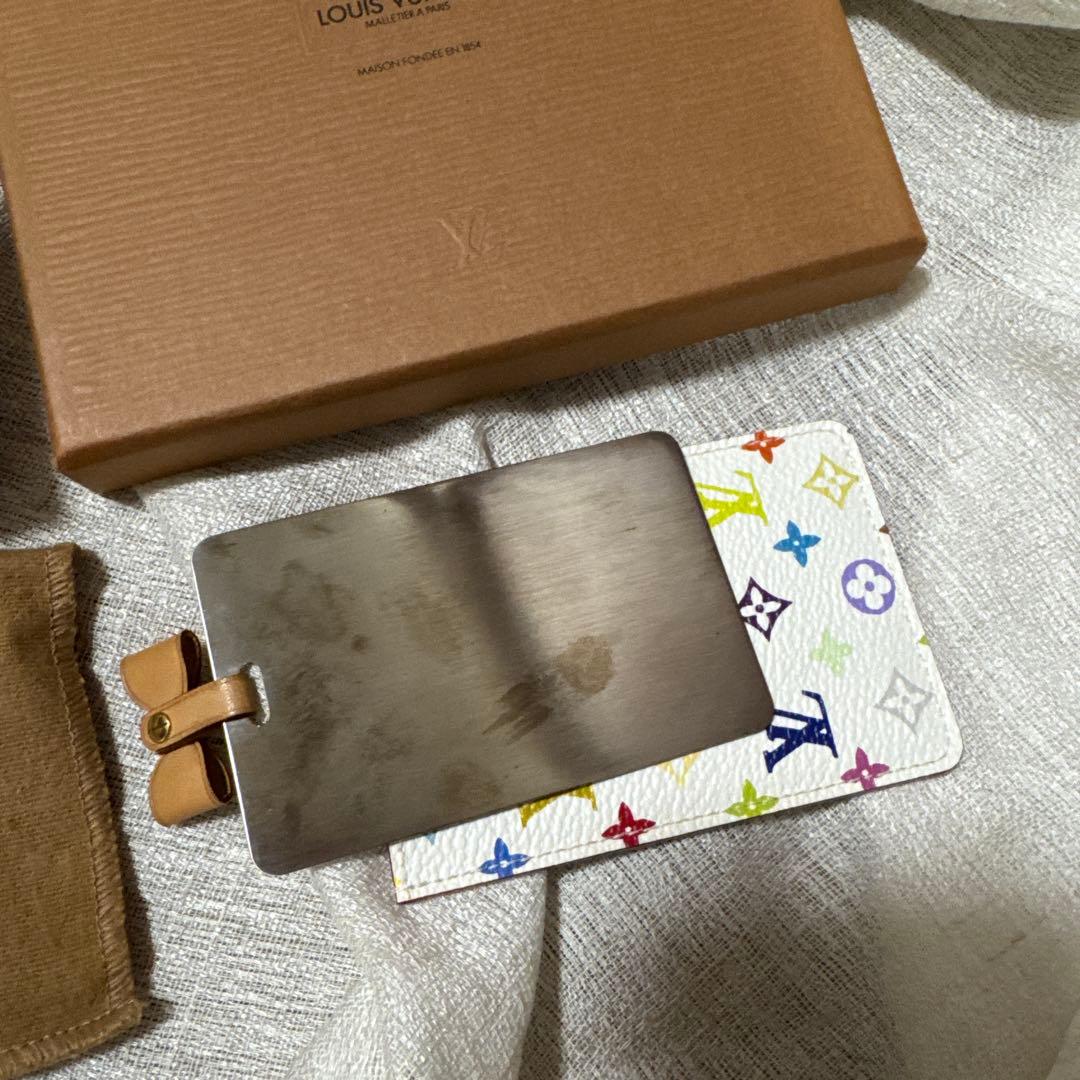 専用ページ　LOUIS VUITTON ミラーケース ホワイト・マルチカラー