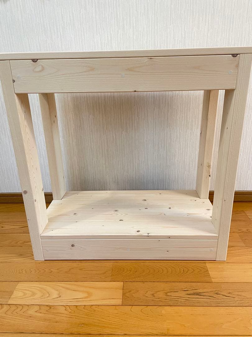 60サイズ水槽が上下に置ける水槽台　薄いホワイトカラー