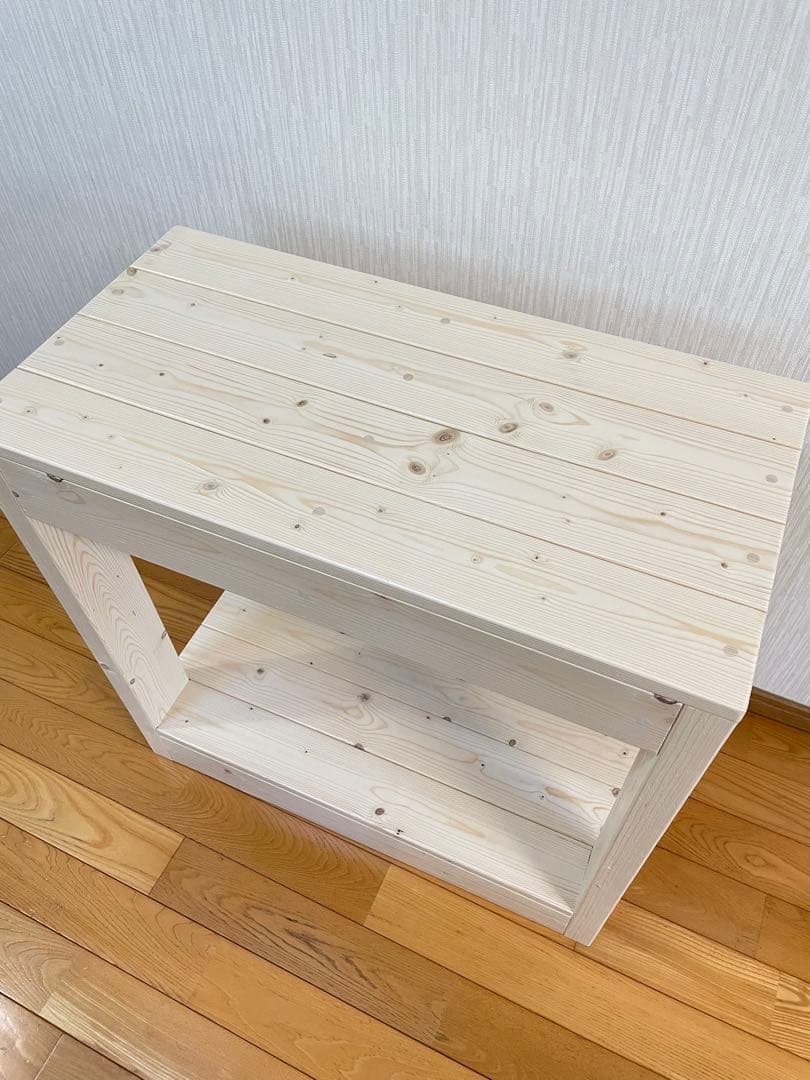 60サイズ水槽が上下に置ける水槽台　薄いホワイトカラー