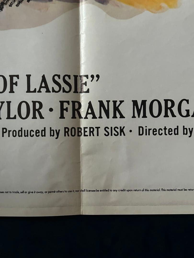 名犬ラッシーの勇気　USオリジナル映画ポスター