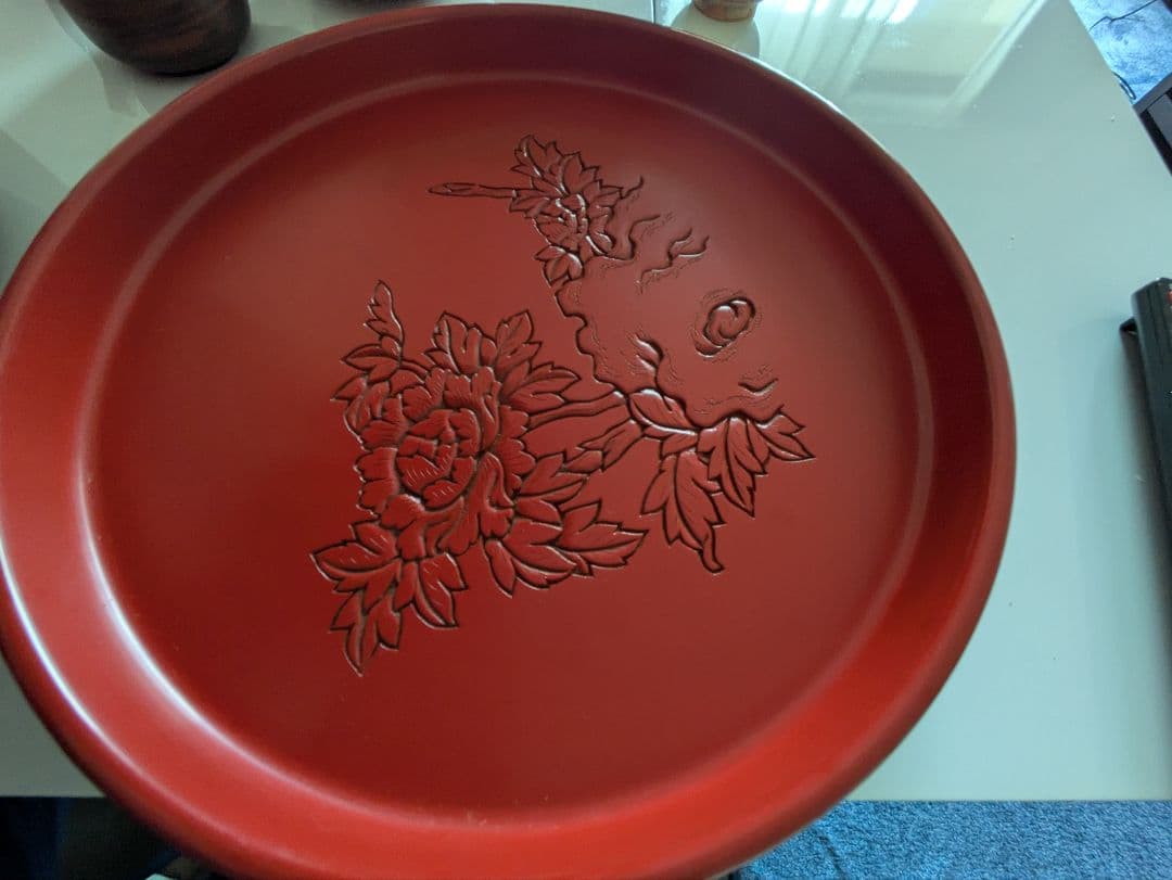 村上堆朱 煎茶一式セット 菓子器