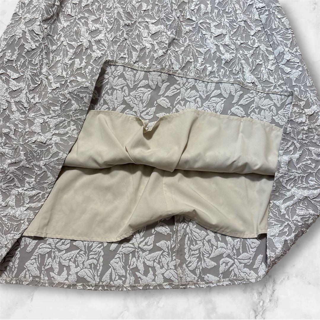 新品　フォルムフォルマ　シアーボレロ付きジャガードドレス　XL 2WAY