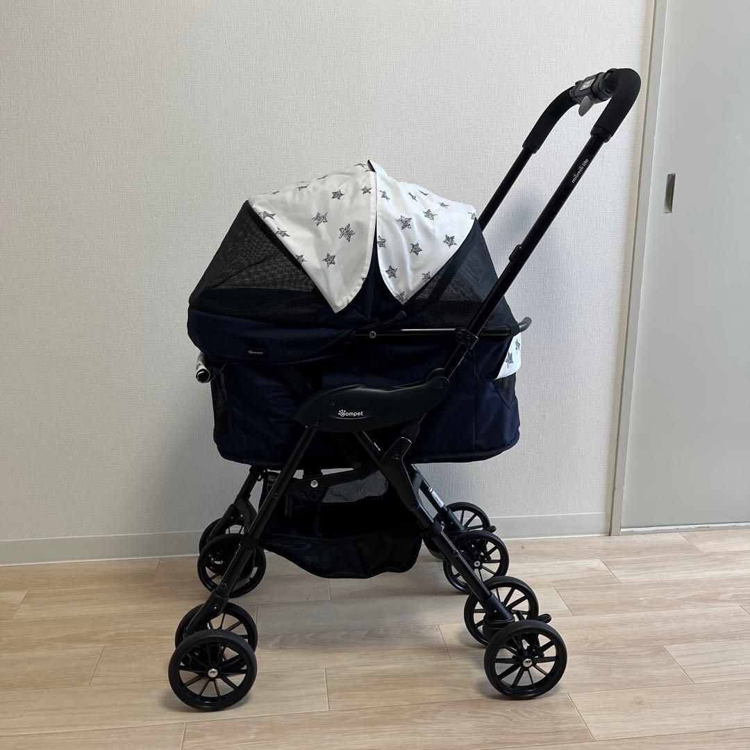 コムペット ミリミリ ライト アルファ EG ロング D 美品 ペットカート