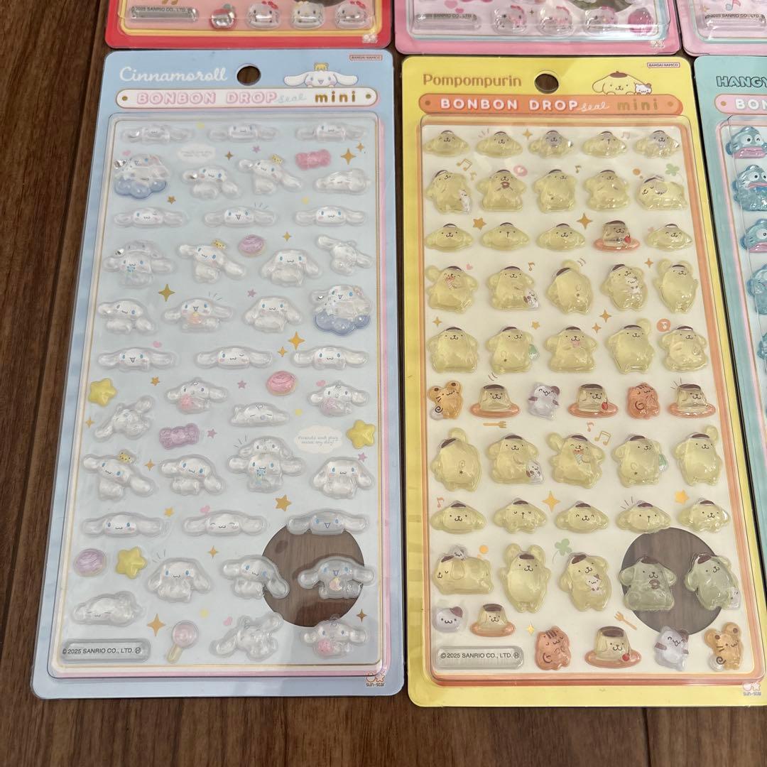 正規品　サンリオ　ボンボンドロップシール　コンプリート