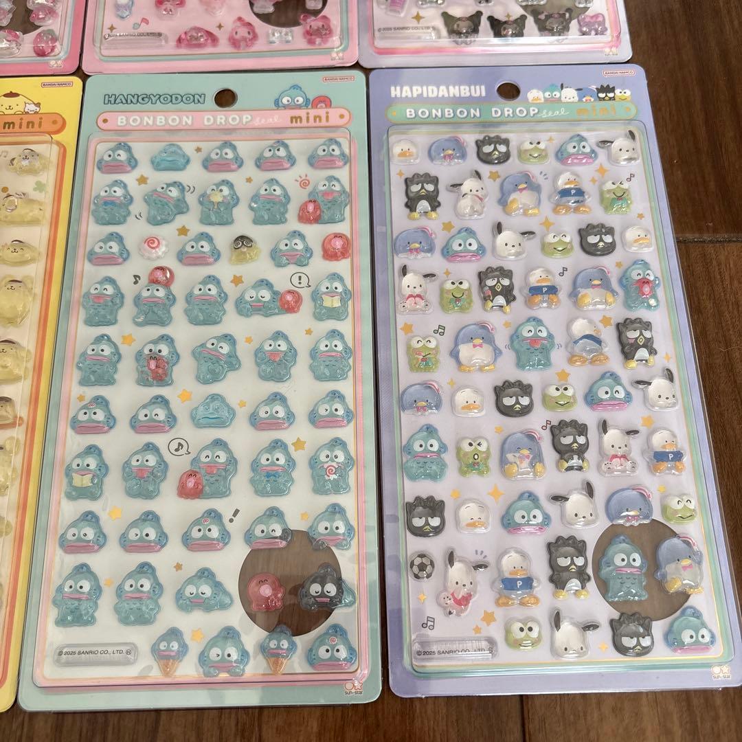 正規品　サンリオ　ボンボンドロップシール　コンプリート