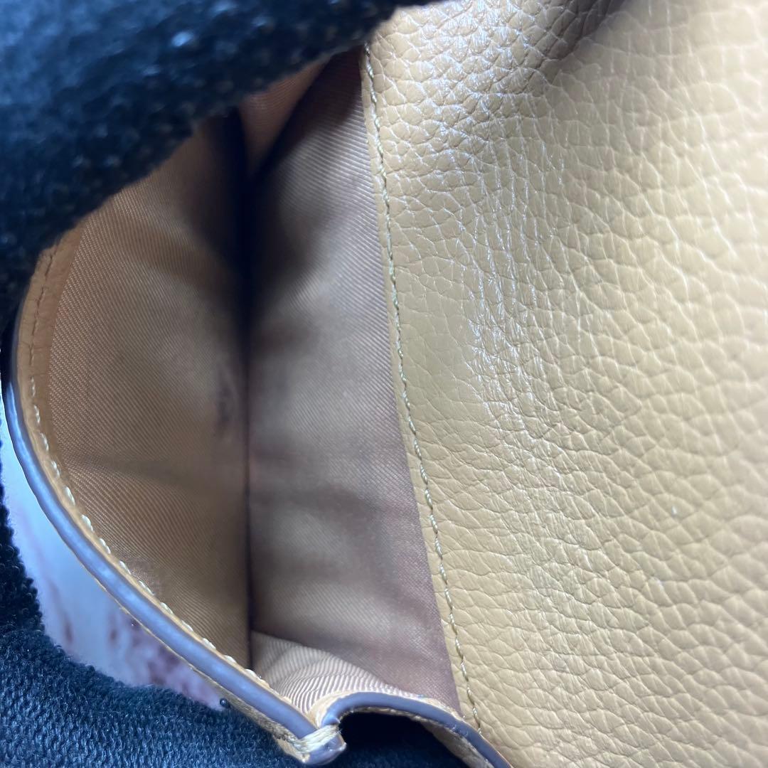 極美品✨トリーバーチ 三つ折り財布 マックグロー シボ革 レザー ステッチ