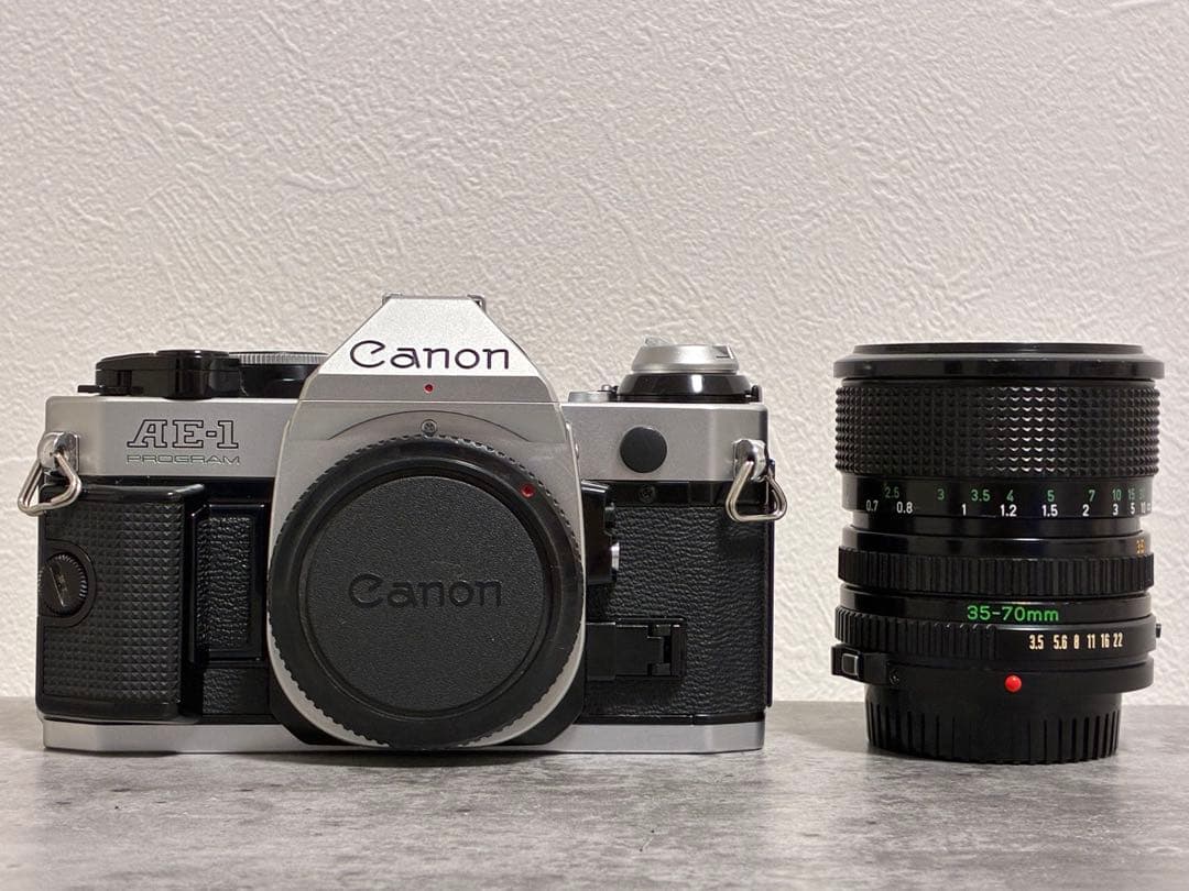 ⭐️美品⭐️モルト交換済⭐️Canon AE-1 PROGRAM ＋ズームレンズ