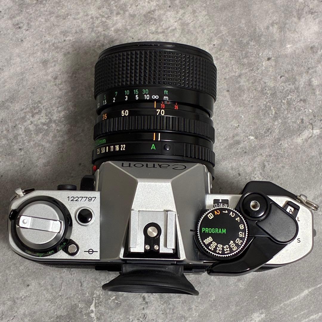 ⭐️美品⭐️モルト交換済⭐️Canon AE-1 PROGRAM ＋ズームレンズ