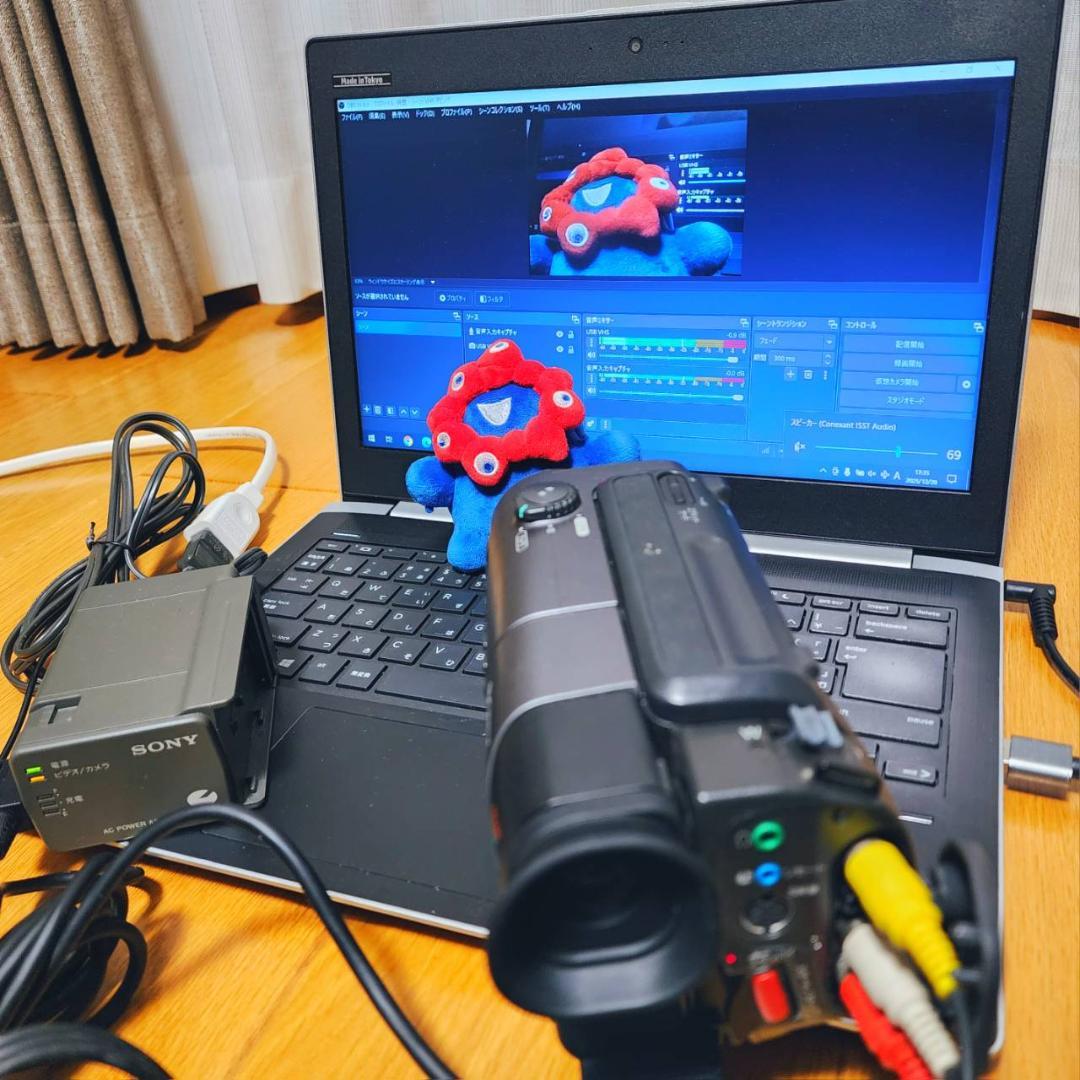 【動作確認済】SONY 高画質 Hi8 ビデオカメラ CCD-TR3 セット