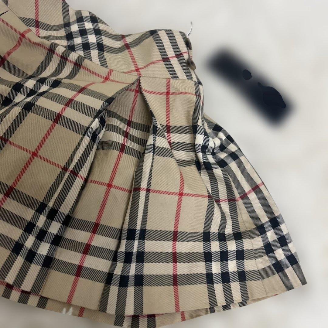 【新品未使用タグ付】バーバリー　スカート　120A ノバチェック