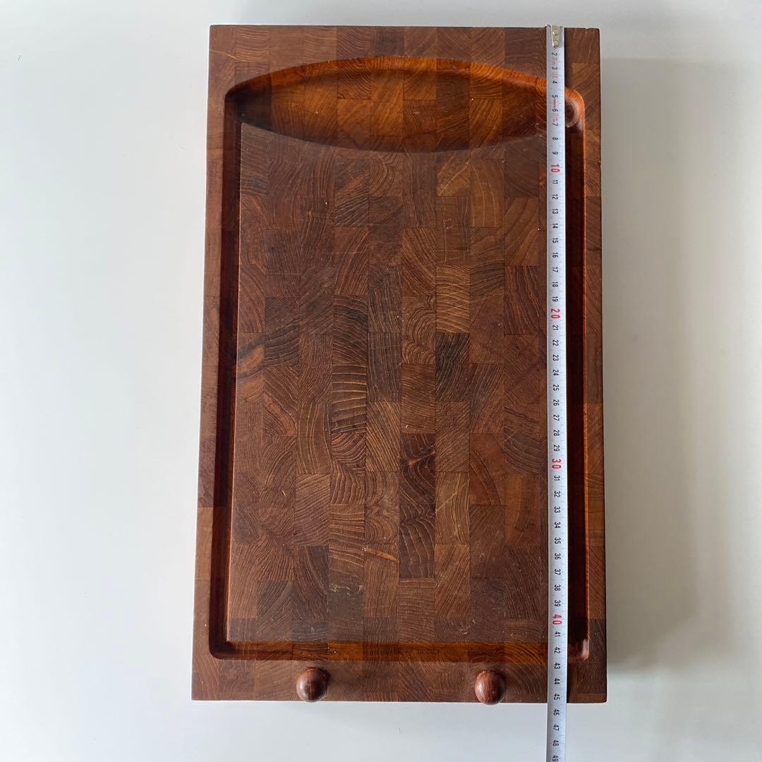 DIGSMED チーク カッティングボード 約45cm トレイ デンマーク 北欧