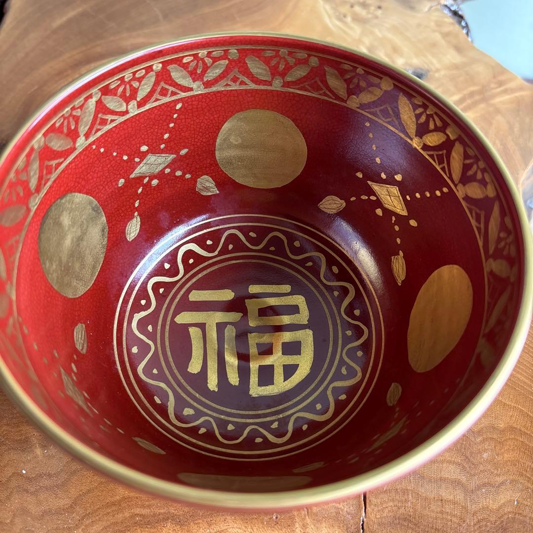 加藤松香 「仁清金襴手松竹梅」抹茶碗 茶道具 共箱