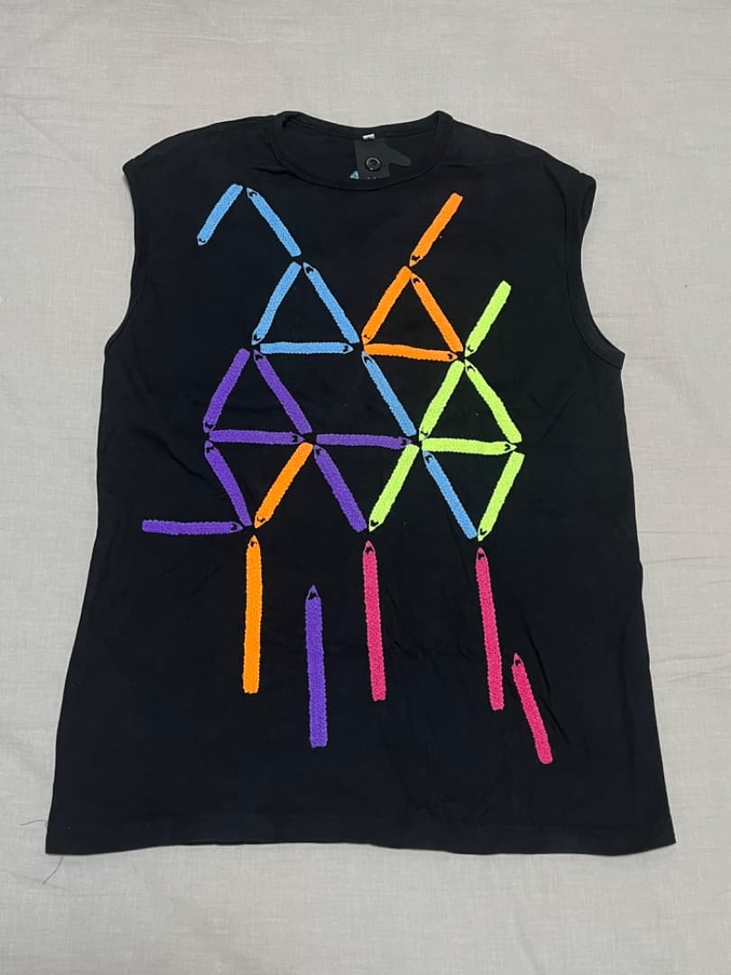 Bernhard Willhelm ベルンハルト 刺繍ノースリーブトップ