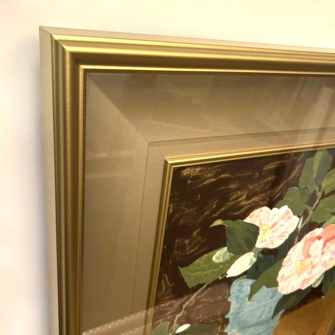 正規品）小倉遊亀『椿』リトグラフ絵画版画（検索）平山郁夫千住博東山魁夷