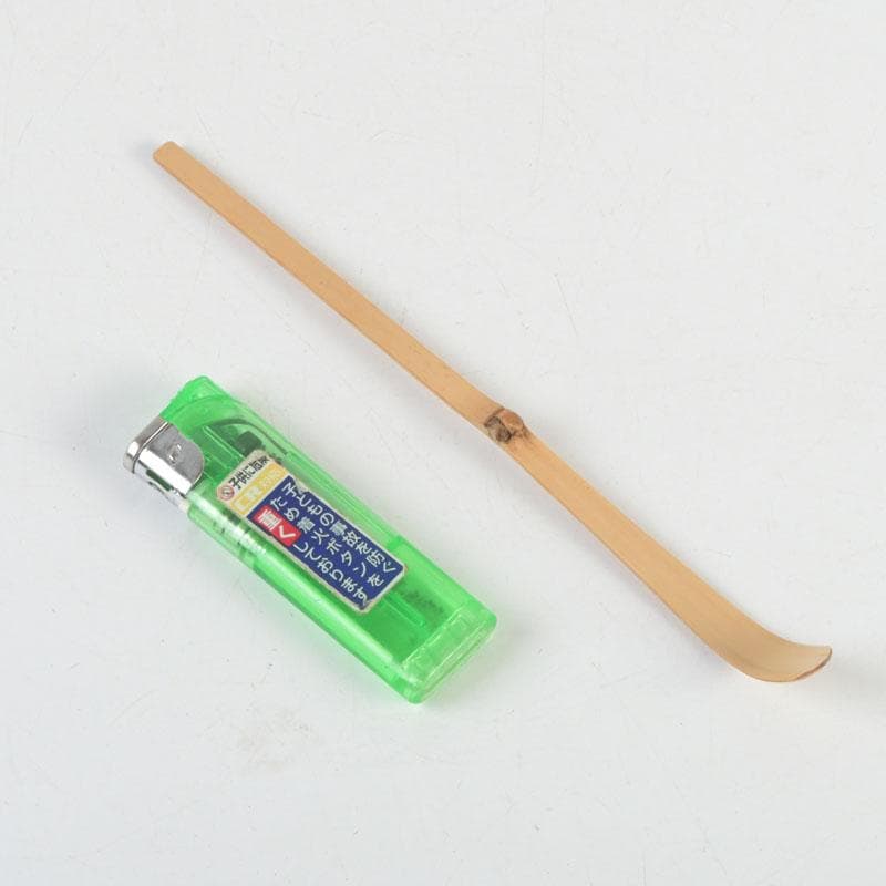 茶道具　影林宗篤作　茶杓　銘古今　前大徳　福本積應書付　共筒共箱　V　9421