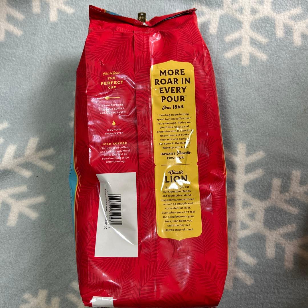 ハワイ　ライオンコーヒー全豆　オリジナルロースト　大容量