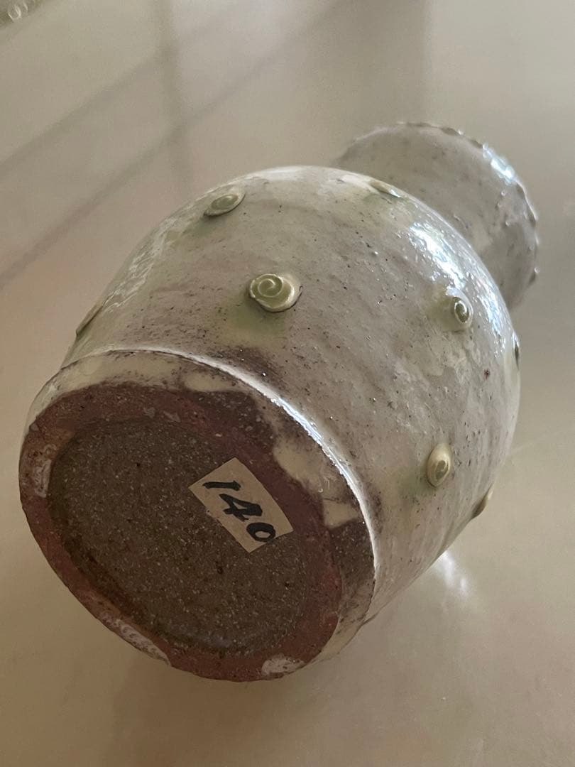 船木研兒　白釉壺　ピッチャー