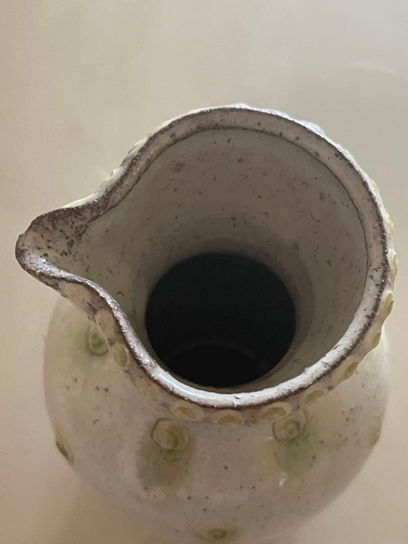 船木研兒　白釉壺　ピッチャー