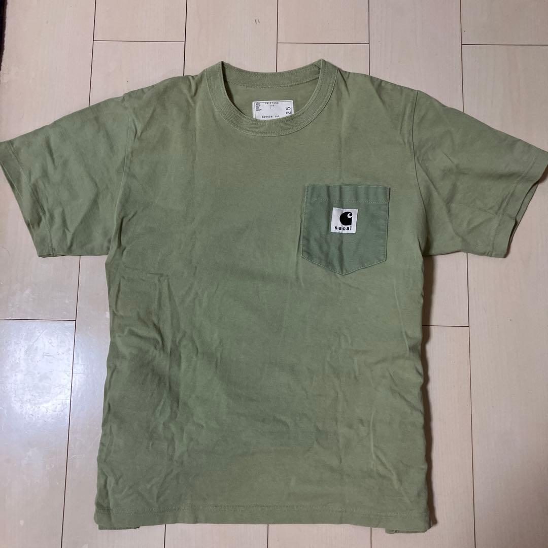 sacai × carheart tシャツ