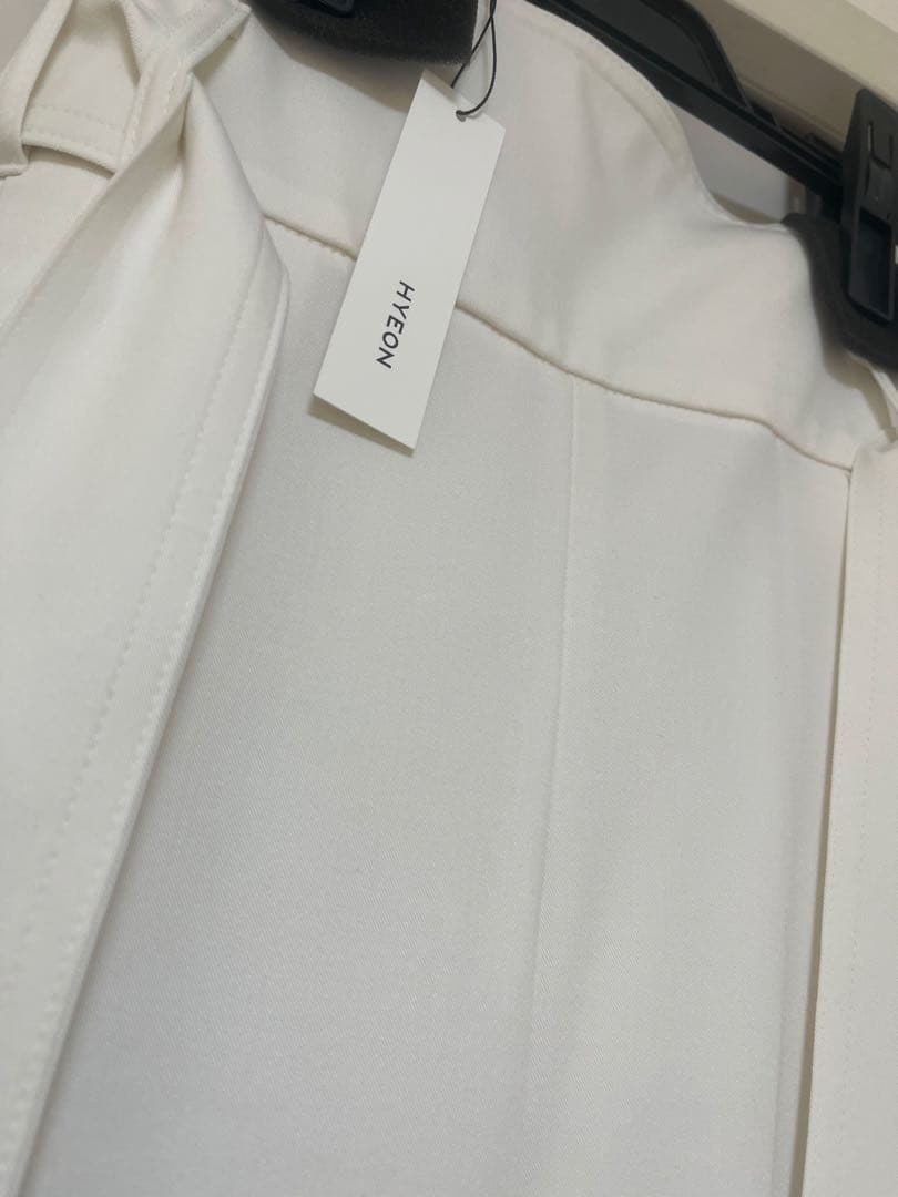 新品　HEYON へヨン　duck pants/ホワイト　ダックパンツ　Sサイズ