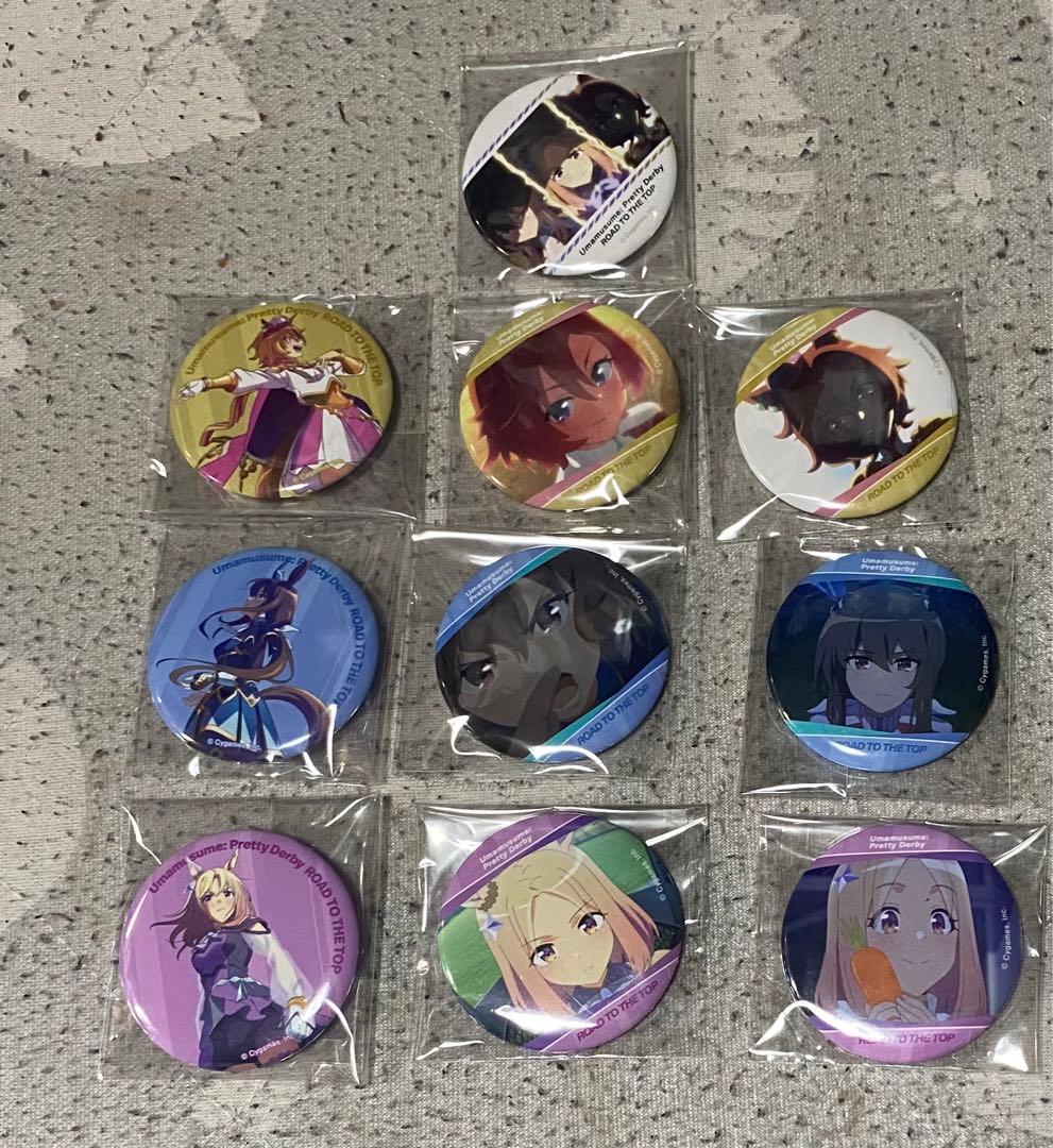 ウマ娘 ナリタトップロード　テイエムオペラオー　アドマイヤベガ　缶バッジ