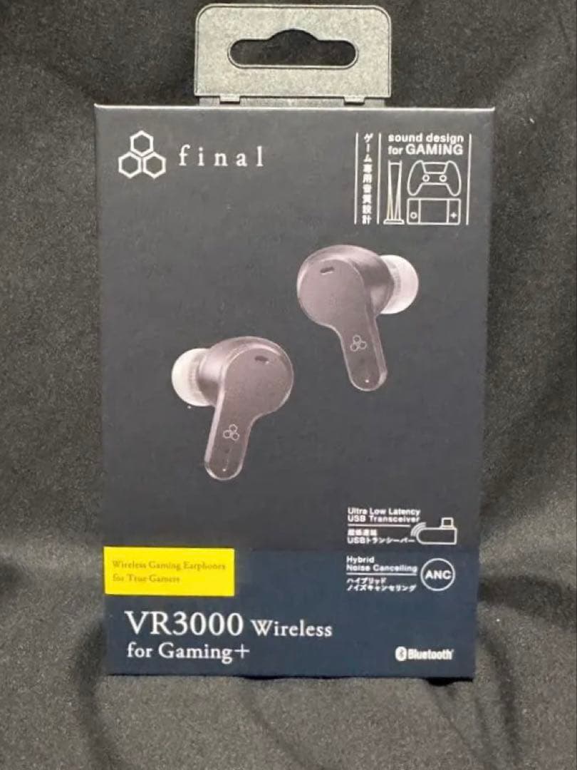 ファイナル(final) VR3000ゲーム専用イヤホンブラック