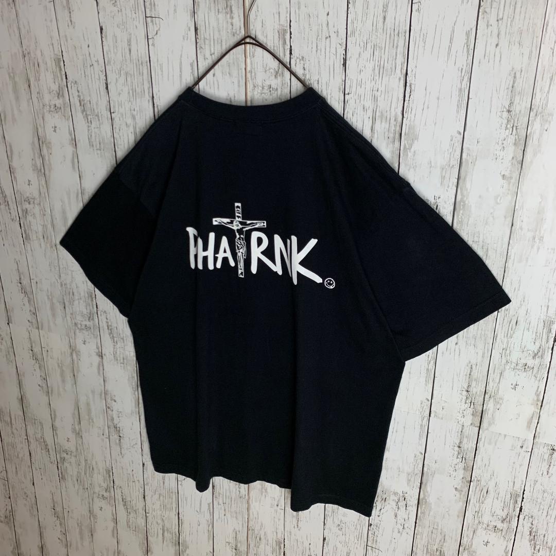 【超絶人気モデル】ファットランク☆ビッグバックキリストロゴ入りTシャツ1814.