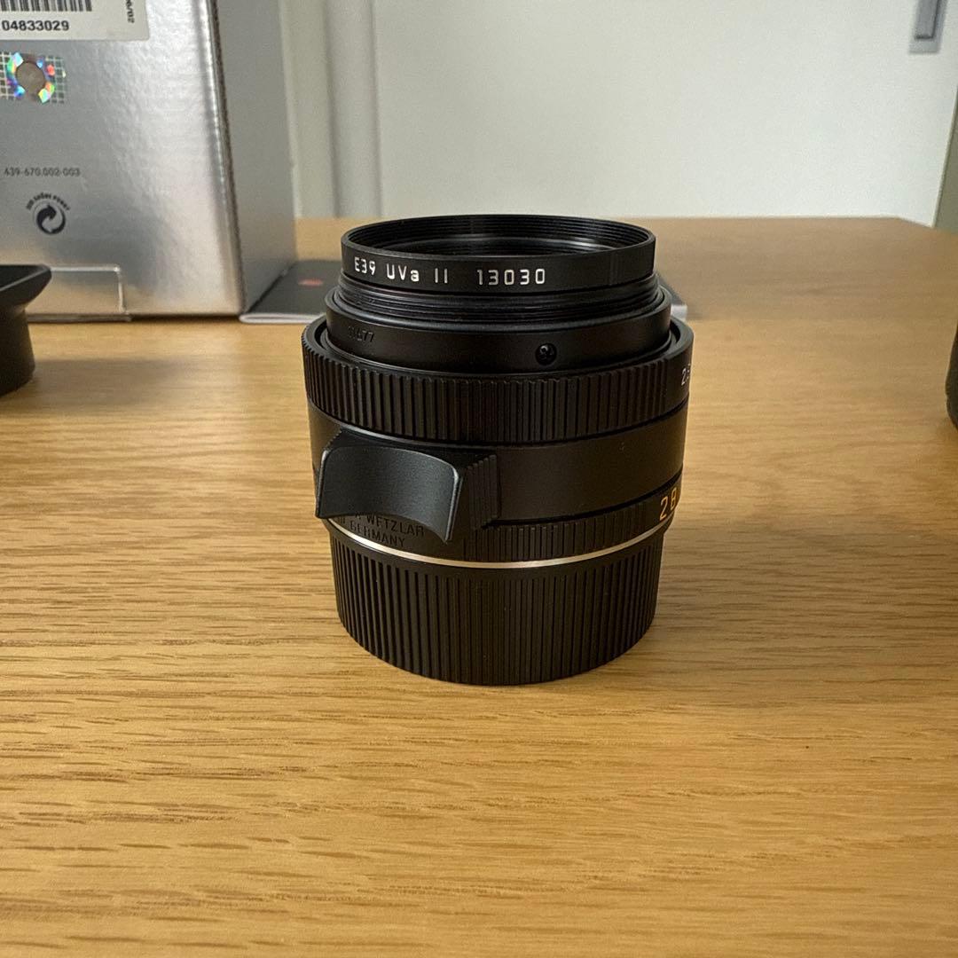 超美品 ライカ エルマリートM28mmF2.8ASPH ブラック