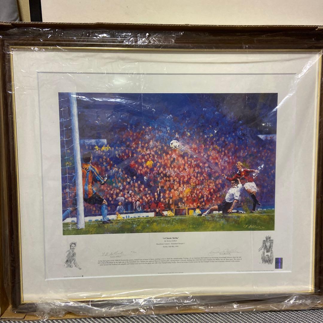 デビット・ベッカム　直筆サイン入りポートレート