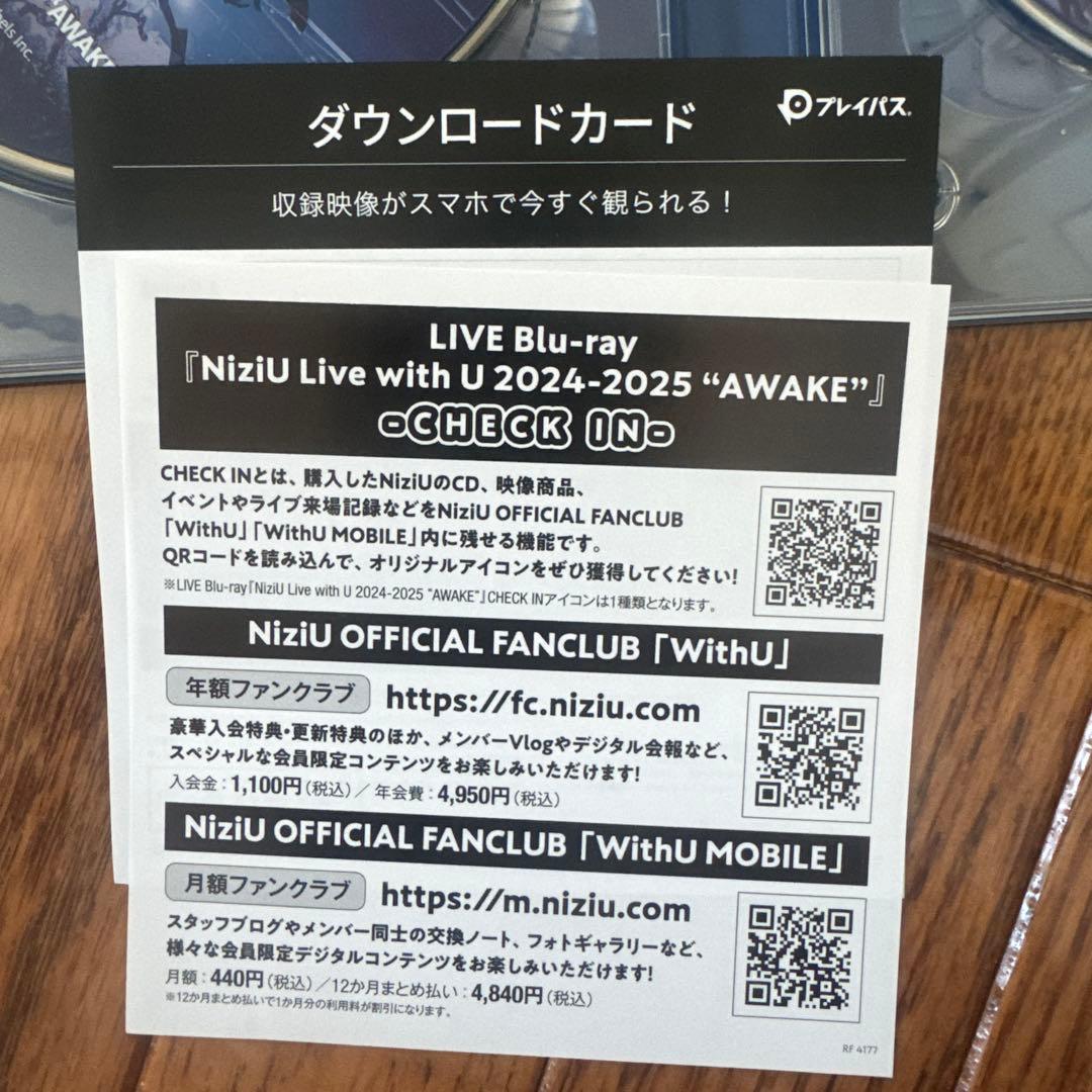 NiziU/ Live 2024-2025\"\"AWAKE Blu-ray 新作❗️