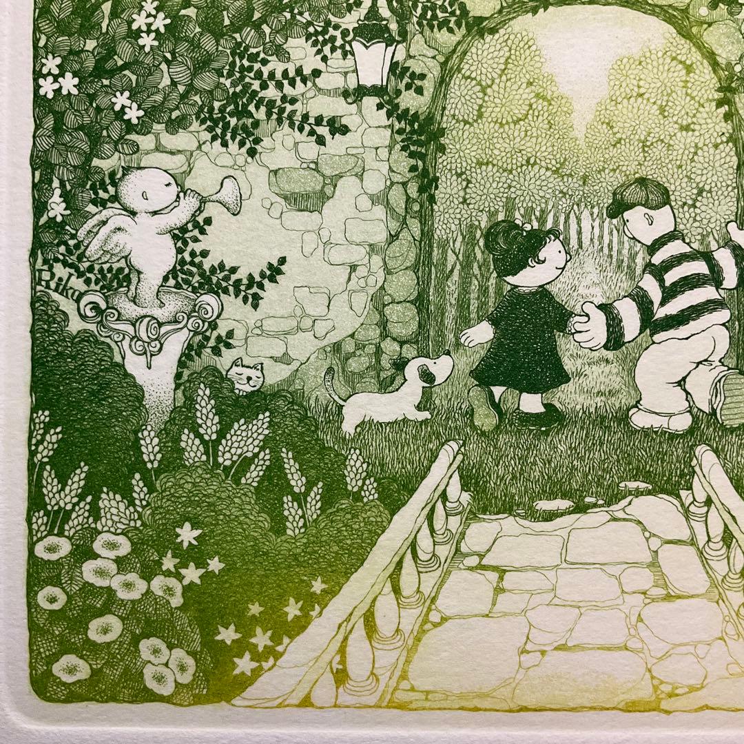 絵画・額縁・版画・上砂理佳・Prelude・エッチング・美術品・インテリア・雑貨